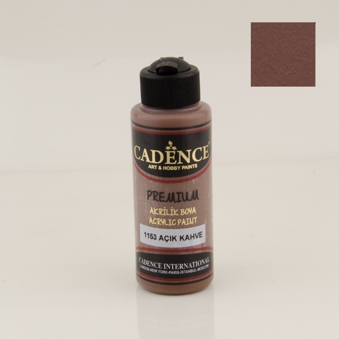 PREMIUM AKRİLİK BOYA 1153 AÇIK KAHVE 120ML