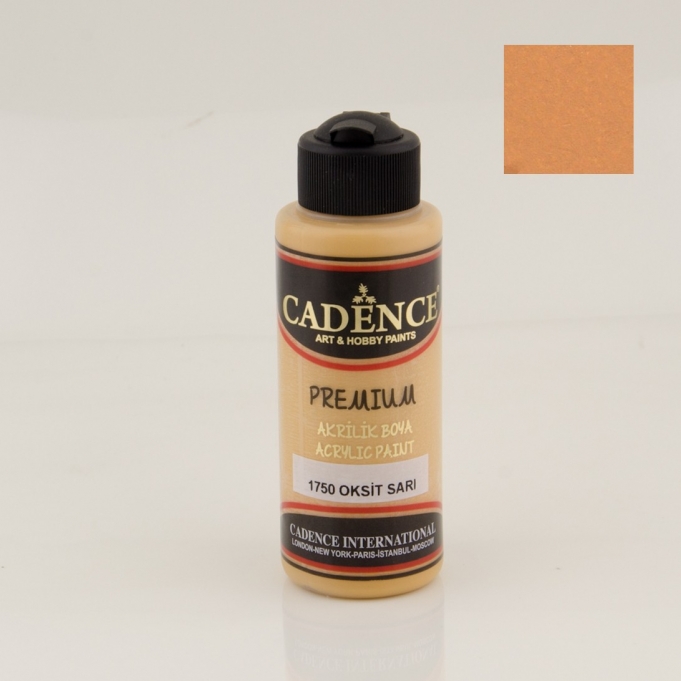 PREMIUM AKRİLİK BOYA 1750 OKSİT SARI 120ML