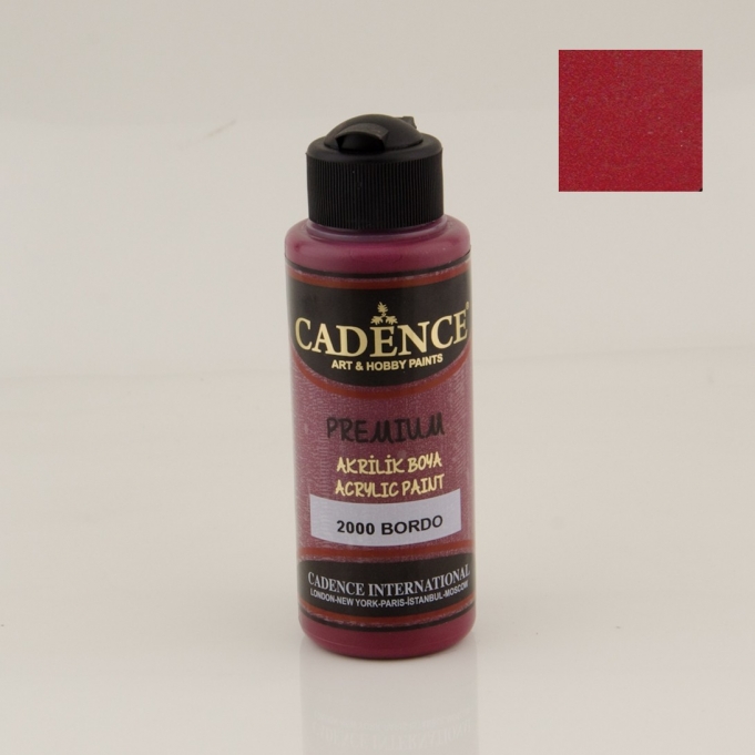 PREMIUM AKRİLİK BOYA 2000 BORDO 120ML