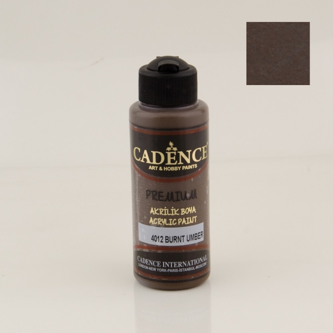 PREMIUM AKRİLİK BOYA 4012 BURNTUMBER 120ML