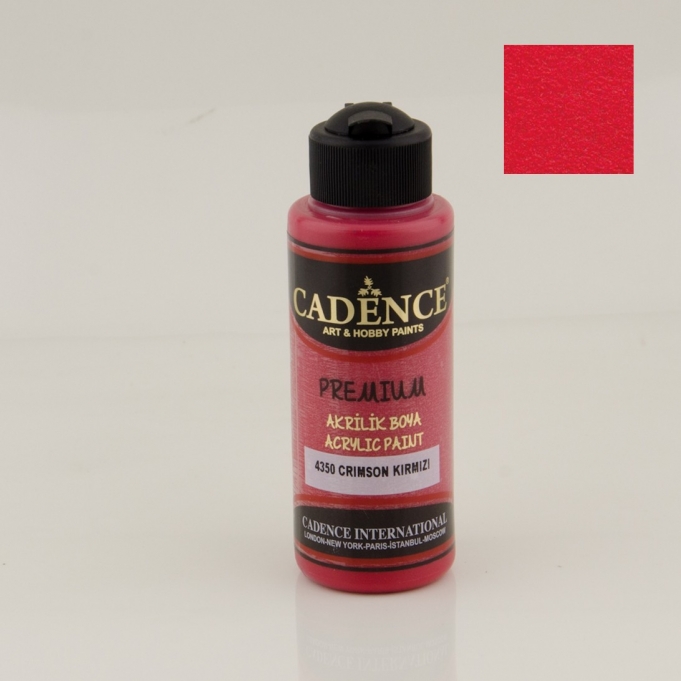 PREMIUM AKRİLİK BOYA 4350 CRIMSON K. 120ML