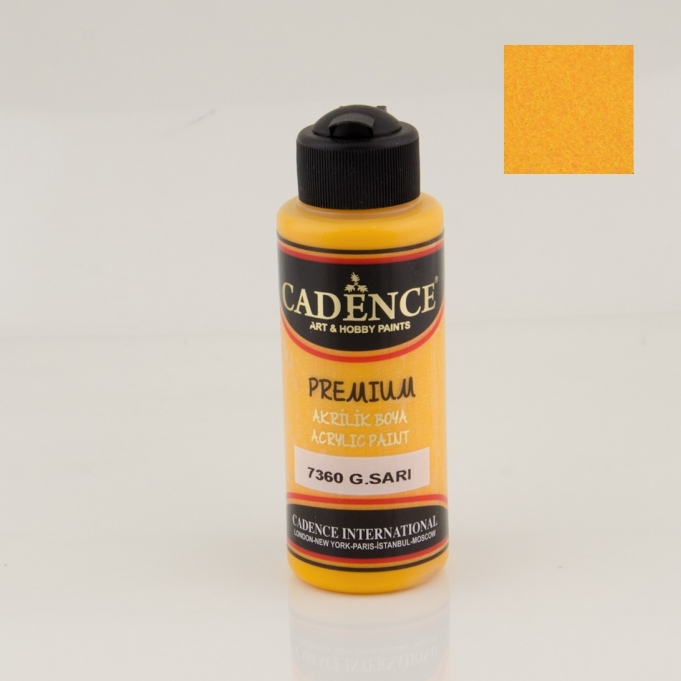 PREMIUM AKRİLİK BOYA 7360 G. SARI 120ML