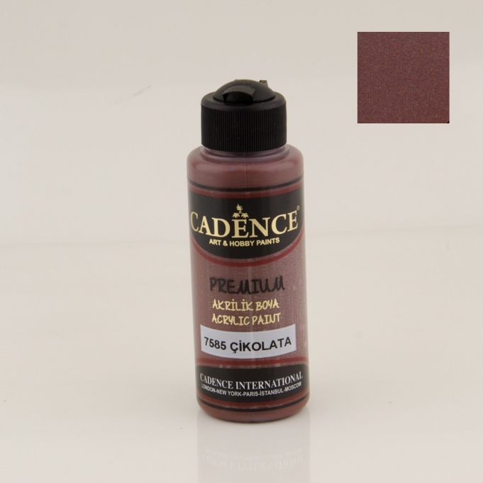 PREMIUM AKRİLİK BOYA 7585 ÇİKOLATA 120ML