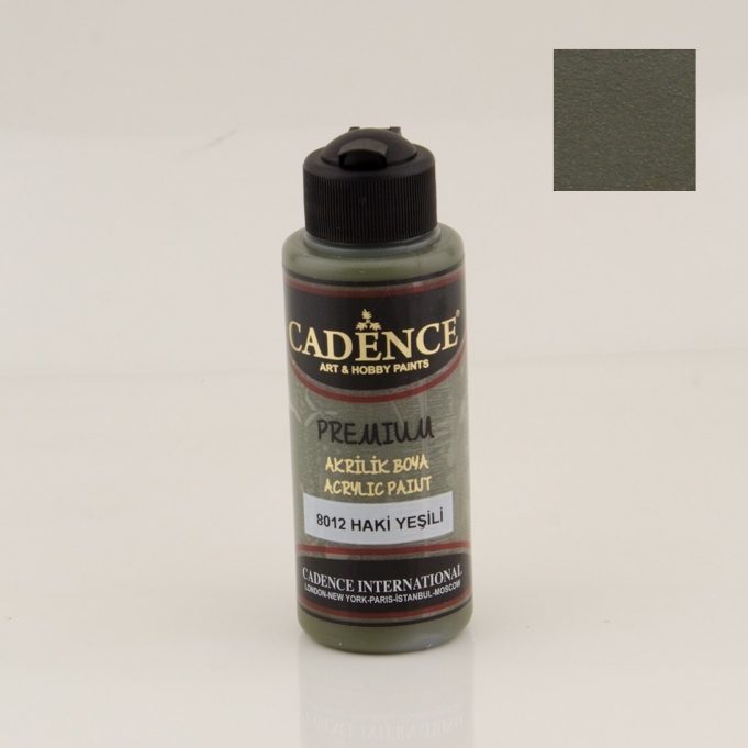 PREMIUM AKRİLİK BOYA 8012 HAKİ YEŞİLİ 120ML