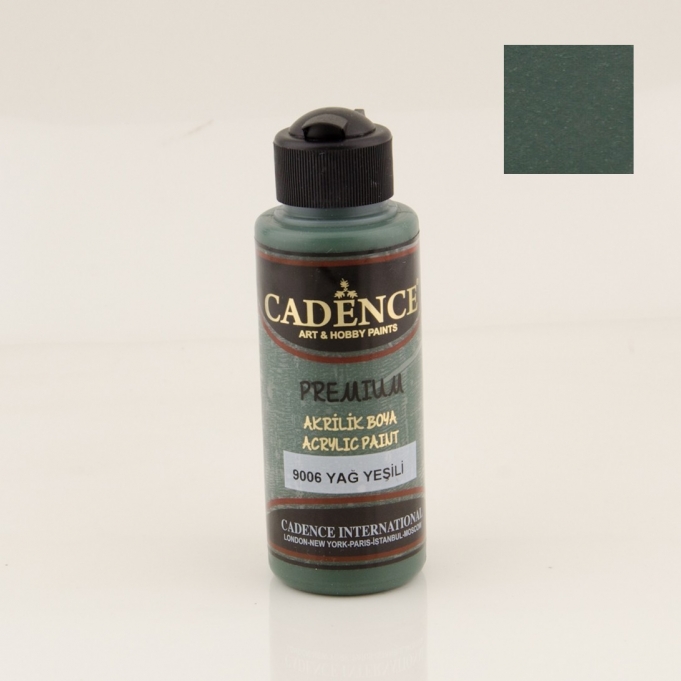 PREMIUM AKRİLİK BOYA 9006 YAĞ YEŞİLİ 120ML