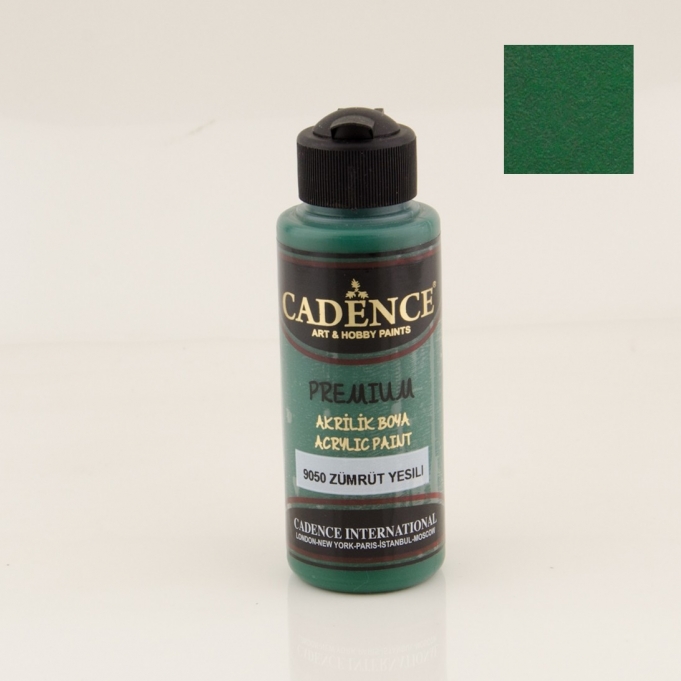 PREMIUM AKRİLİK BOYA 9050 ZÜMRÜT YEŞİLİ 120ML