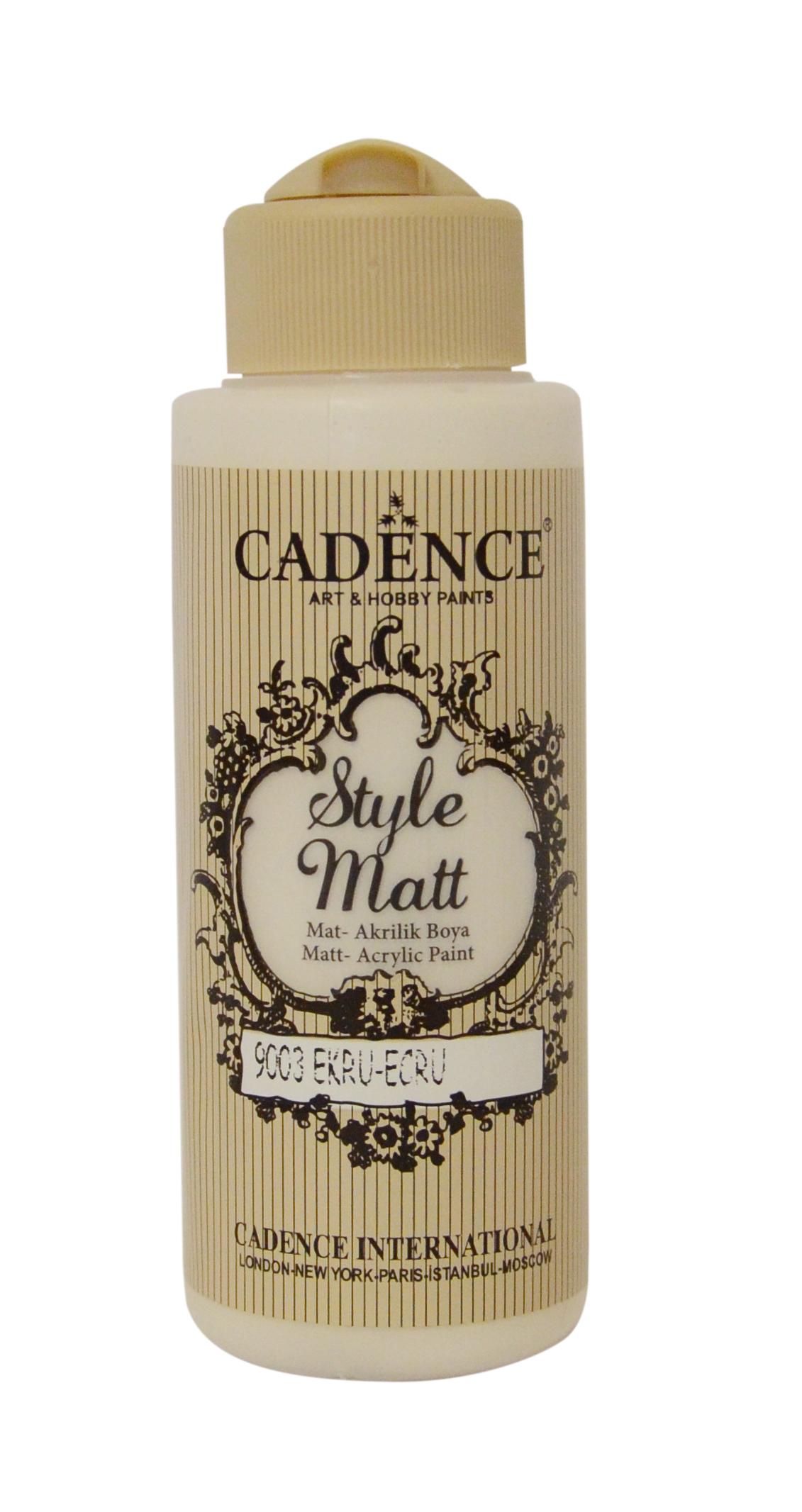 STYLE MAT AKRİLİK BOYA S-9003 EKRU 120ML