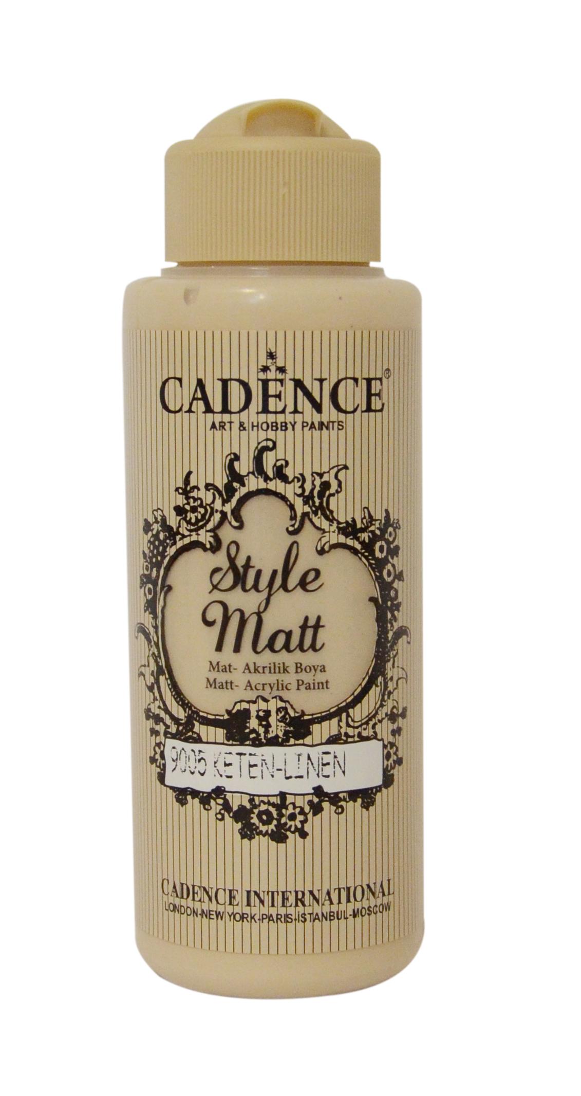 STYLE MAT AKRİLİK BOYA S-9005 KETEN 120ML