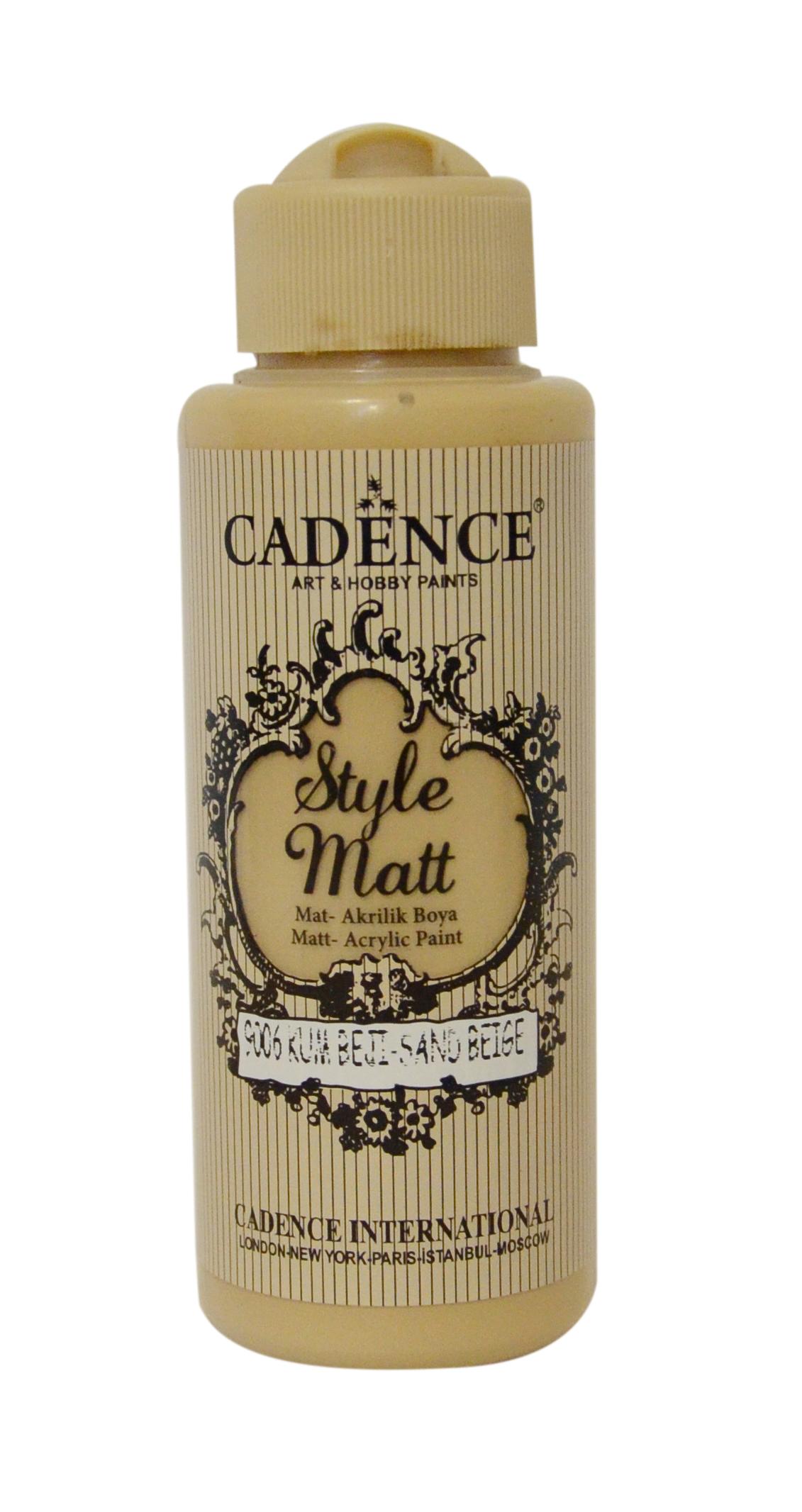 STYLE MAT AKRİLİK BOYA S-9006 KUM BEJİ 120ML