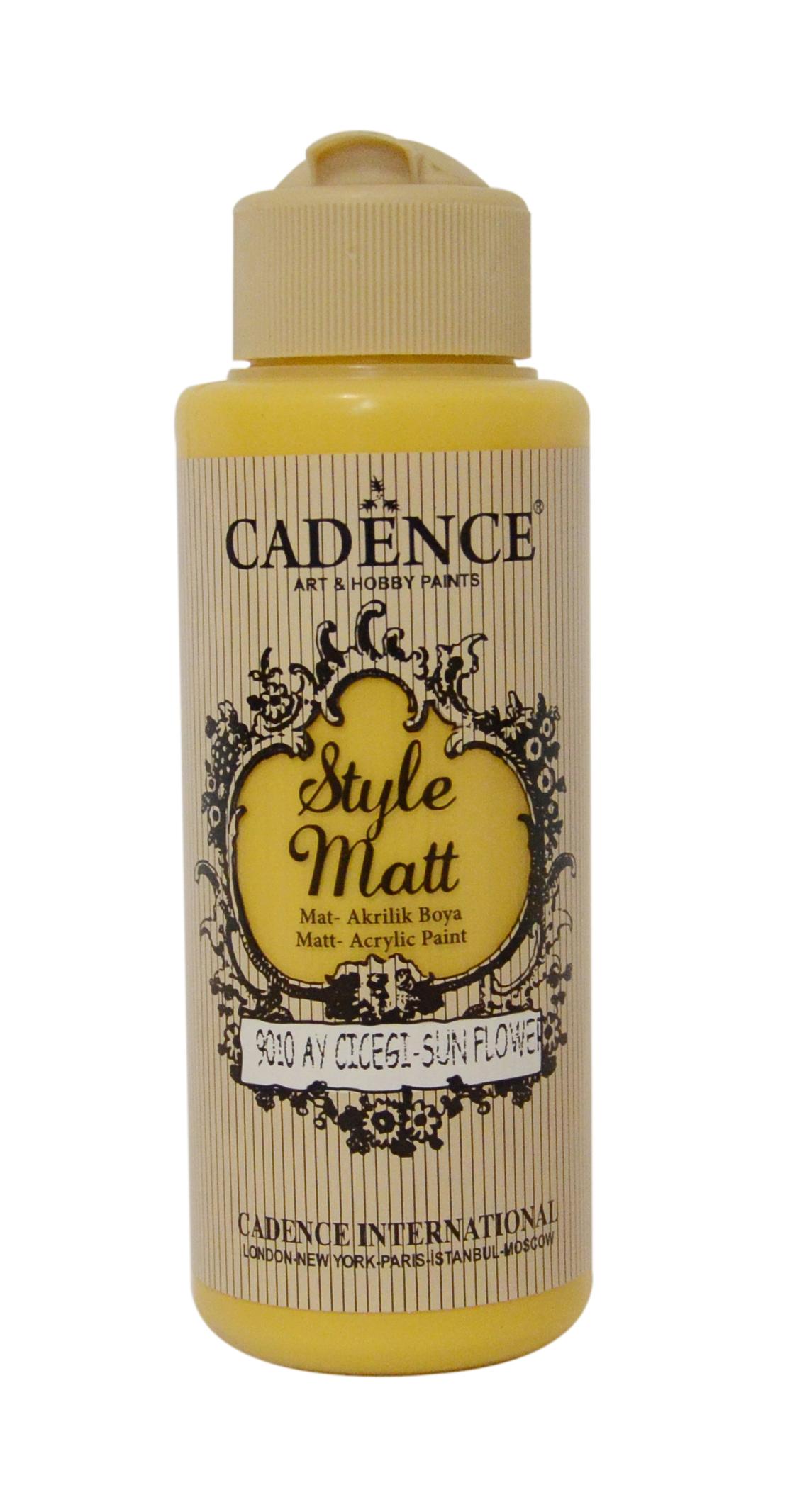 STYLE MAT AKRİLİK BOYA S-9010 AYÇİÇEĞİ 120ML