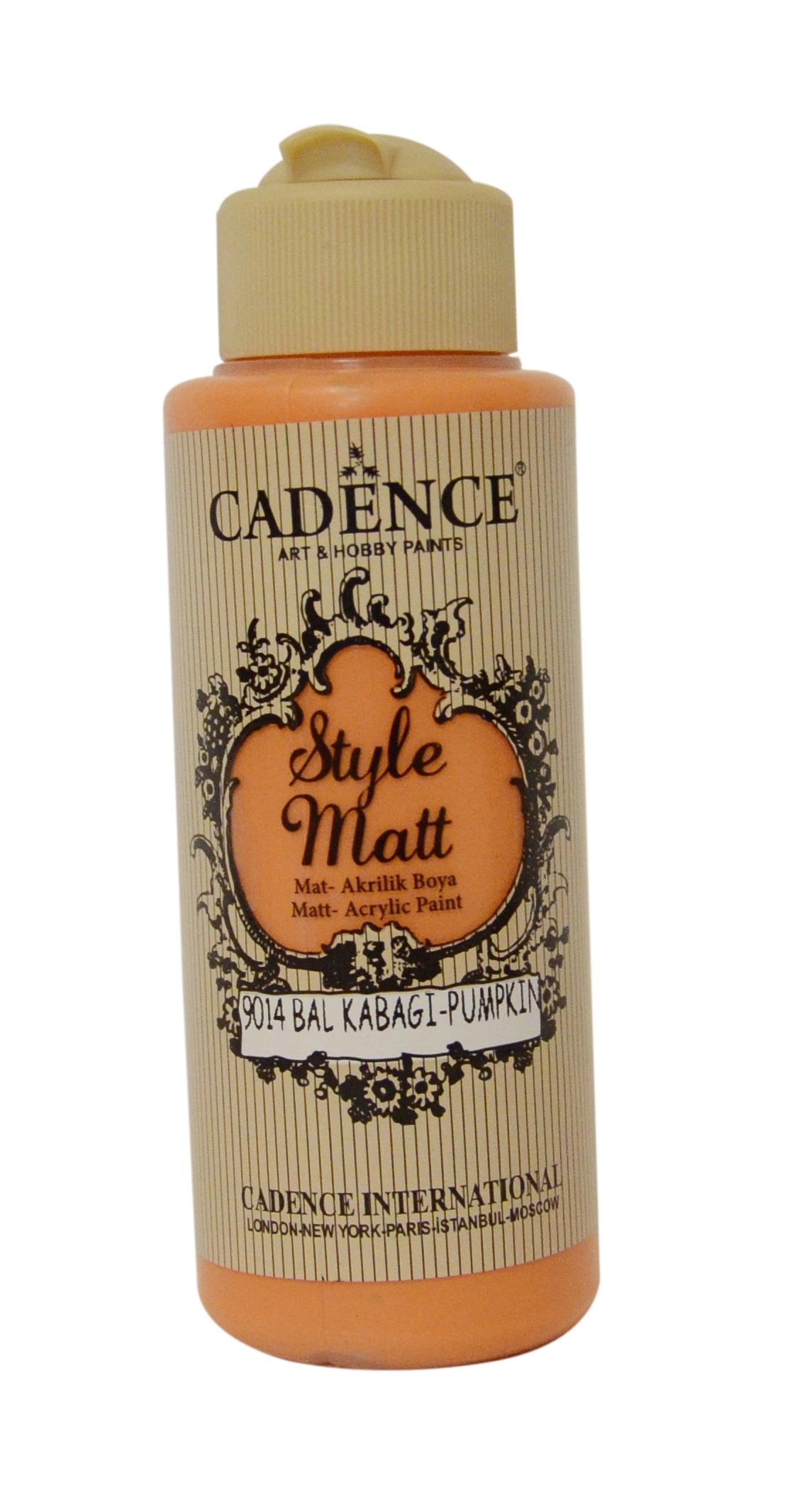 STYLE MAT AKRİLİK BOYA S-9014 BAL KABAĞI 120ML