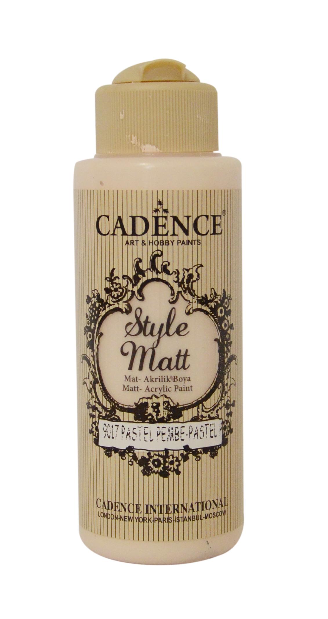 STYLE MAT AKRİLİK BOYA S-9017 PASTEL PEMBE 120ML