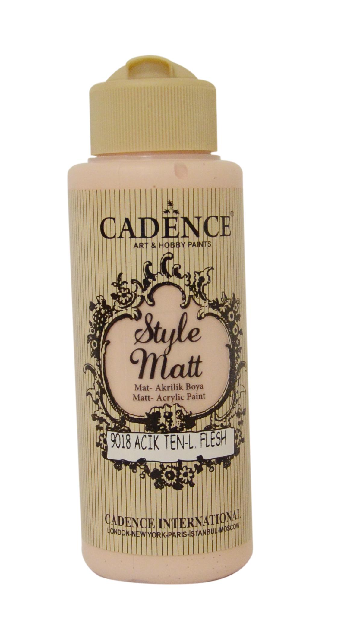 STYLE MAT AKRİLİK BOYA S-9018 AÇIK TEN 120ML