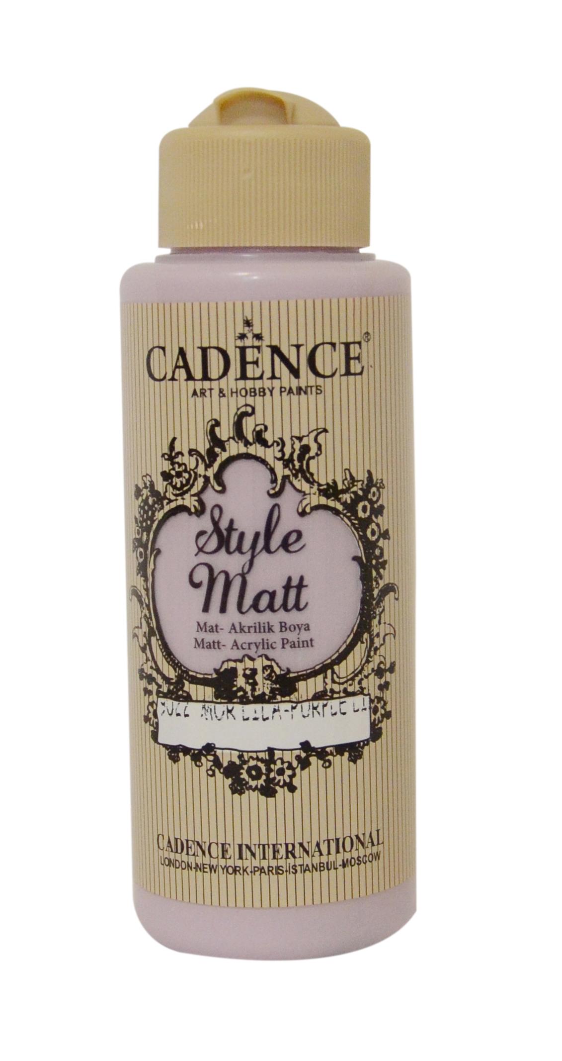 STYLE MAT AKRİLİK BOYA S-9022 MOR LİLA 120ML