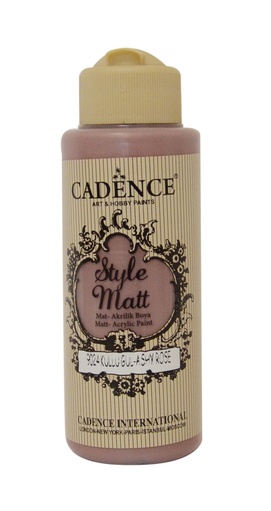 STYLE MAT AKRİLİK BOYA S-9024 KÜLLÜ GÜL 120ML