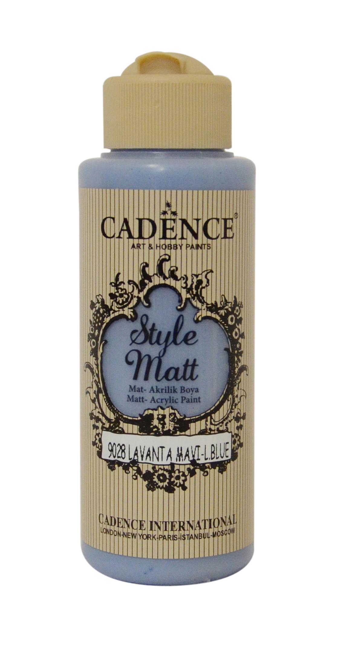 STYLE MAT AKRİLİK BOYA S-9028 LAVANTA MAVİ 120ML