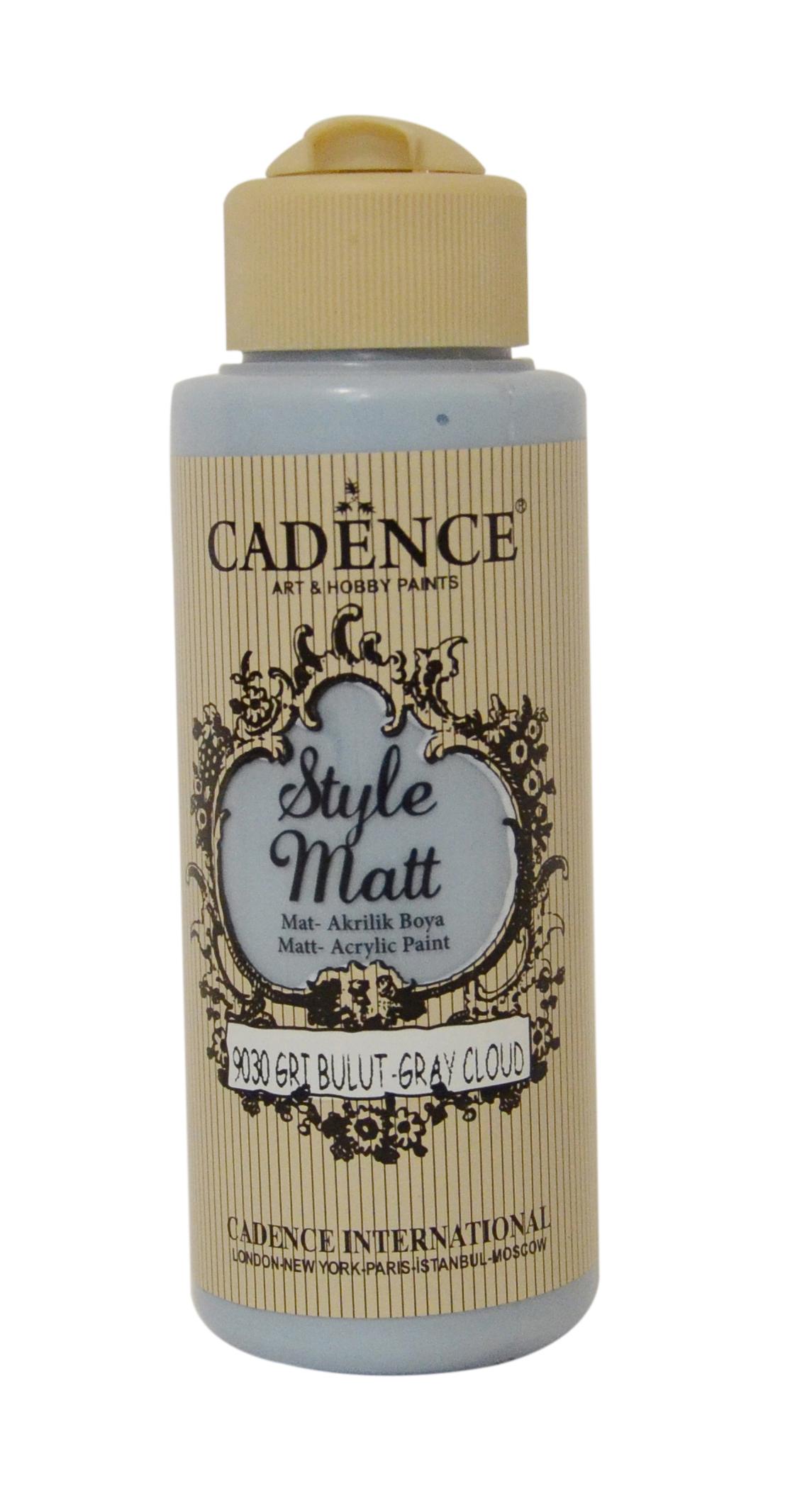 STYLE MAT AKRİLİK BOYA S-9030 GRİ BULUT 120ML