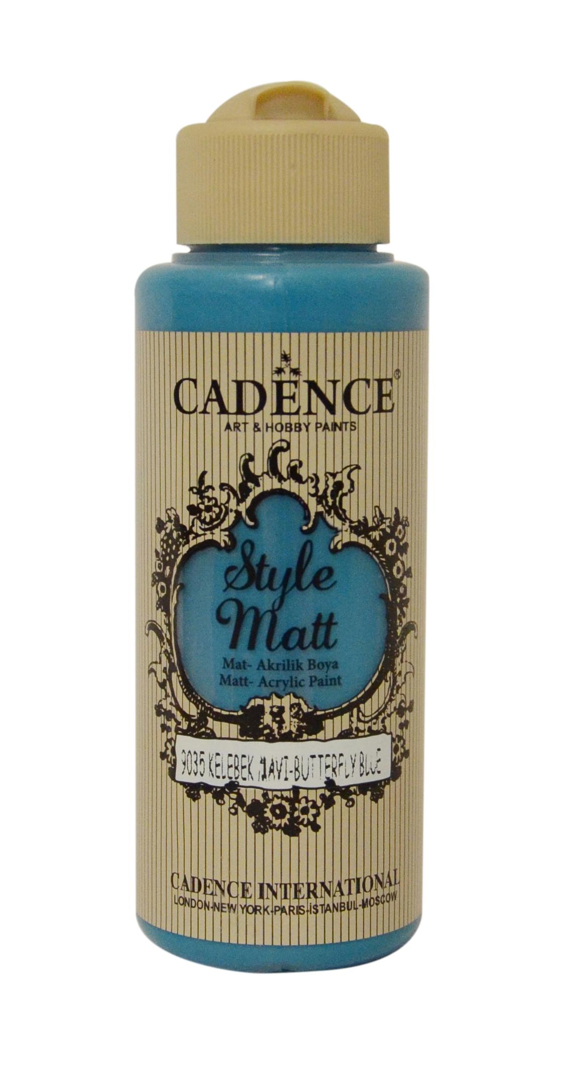STYLE MAT AKRİLİK BOYA S-9035 KELEBEK MAVİ 120ML