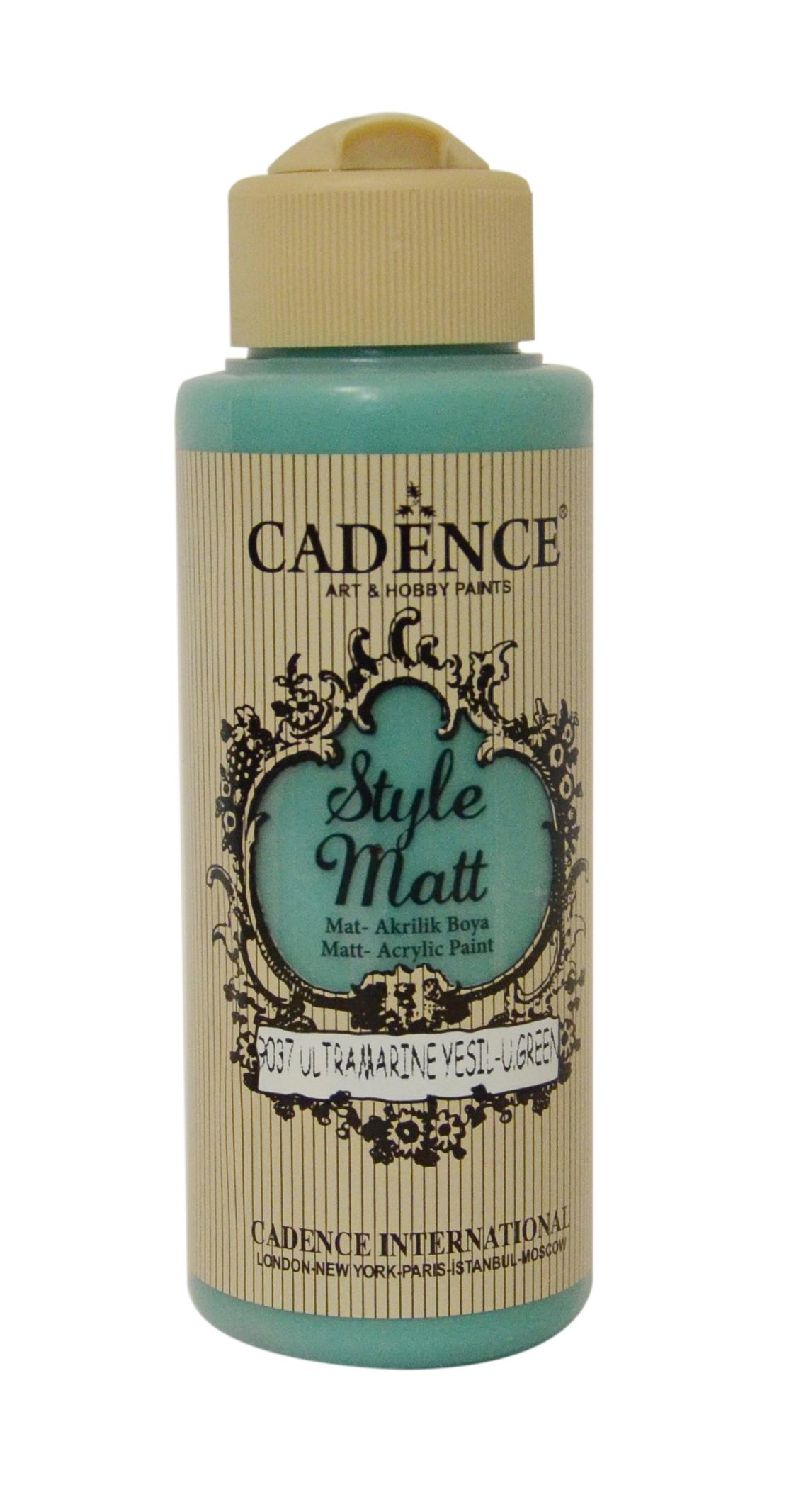 STYLE MAT AKRİLİK BOYA S-9037 ULTRAMARİNE YEŞİL 120ML
