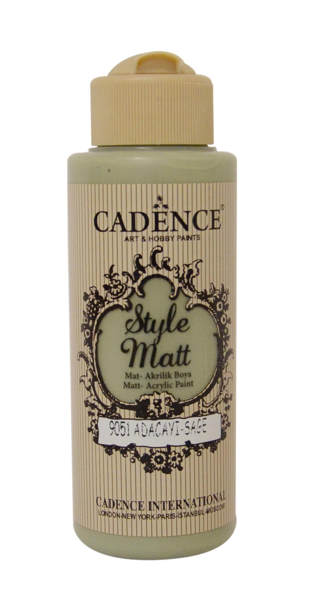 STYLE MAT AKRİLİK BOYA S-9051 ADAÇAYI 120ML