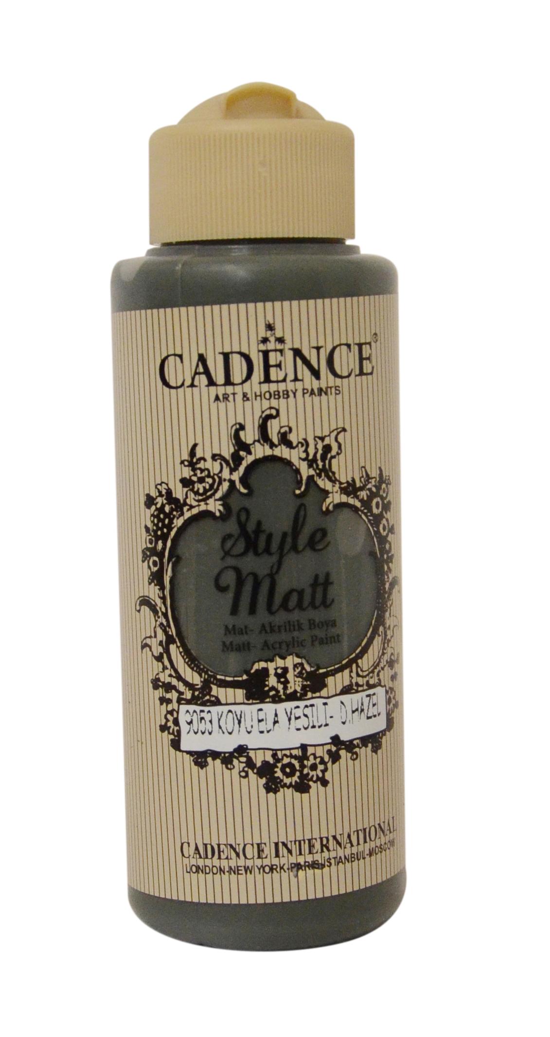 STYLE MAT AKRİLİK BOYA S-9053 KOYU ELA YEŞİLİ 120ML