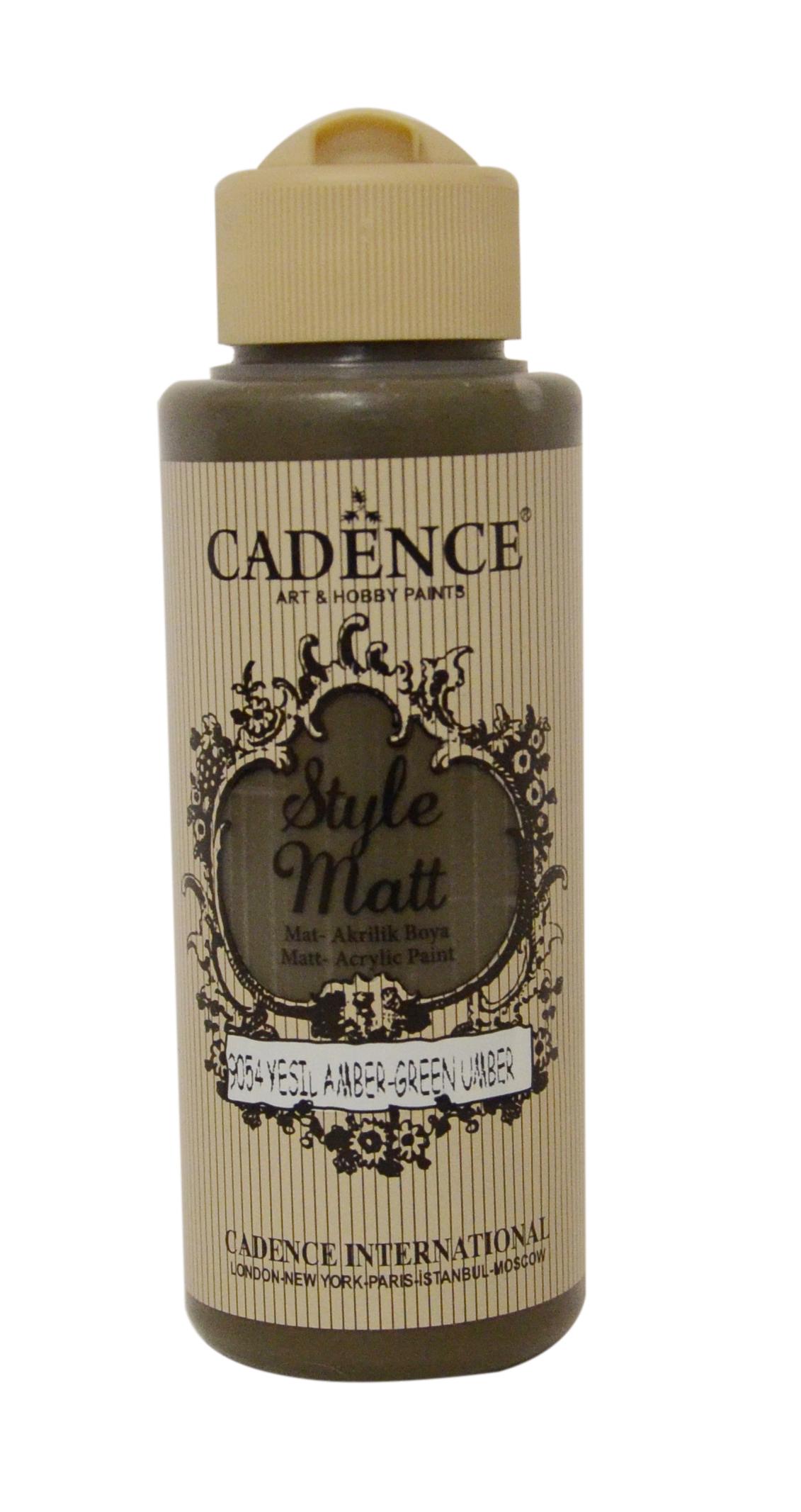 STYLE MAT AKRİLİK BOYA S-9054 YEŞİL AMBER 120ML