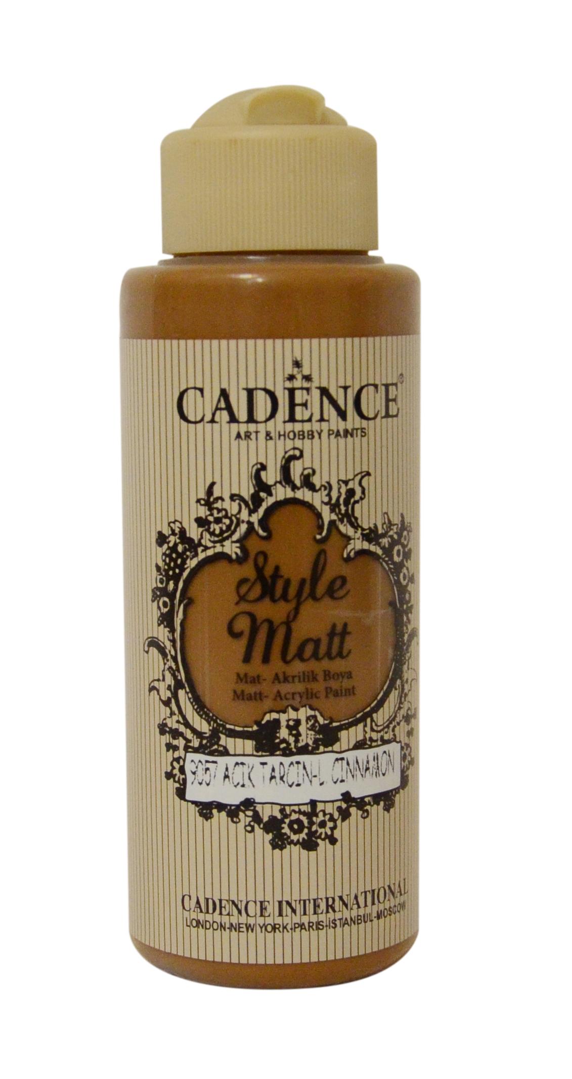 STYLE MAT AKRİLİK BOYA S-9057 AÇIK TARÇIN 120ML