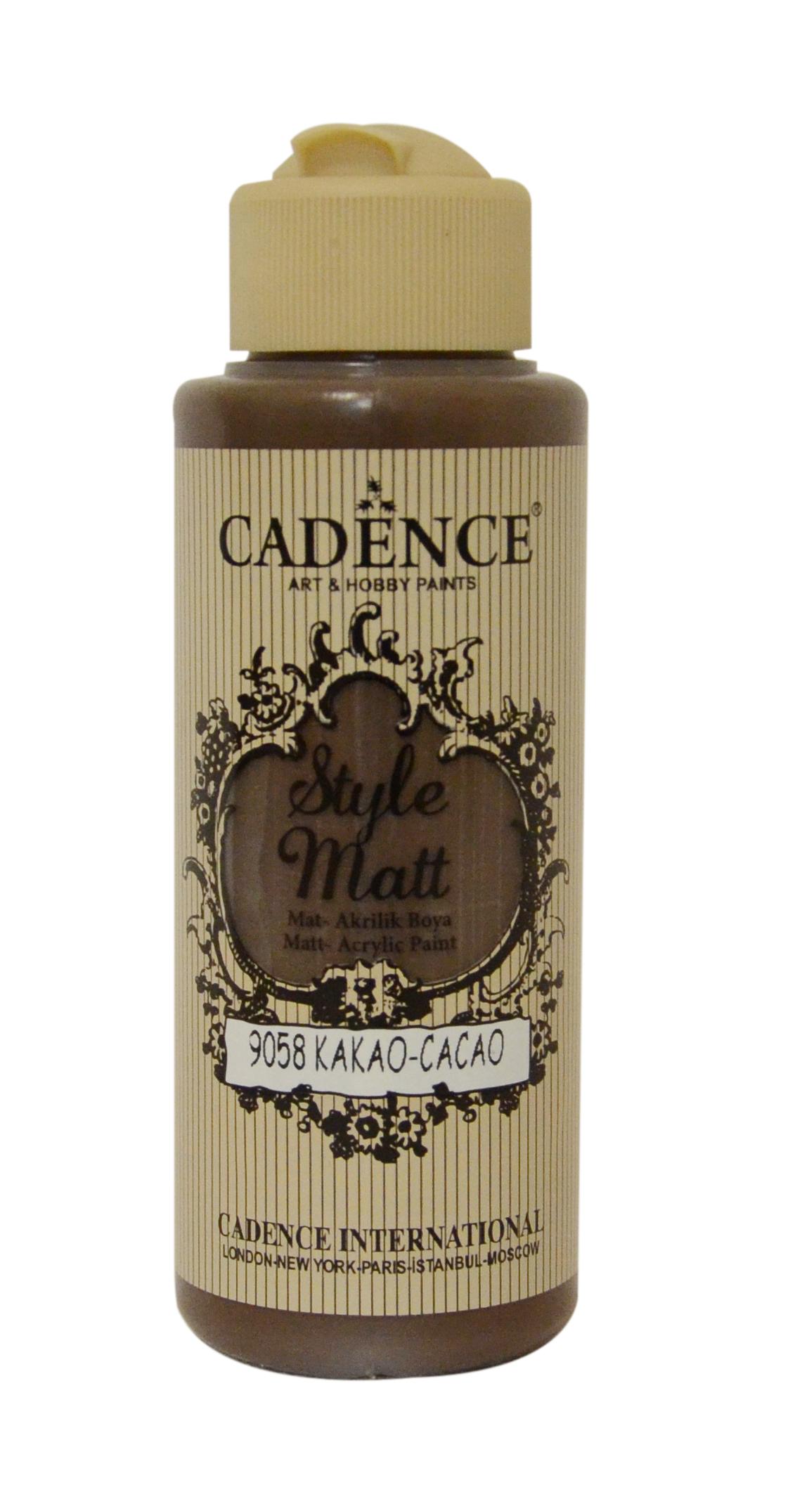 STYLE MAT AKRİLİK BOYA S-9058 KAKAO 120ML