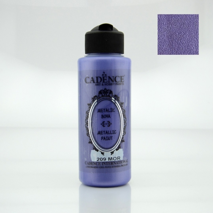 METALİK SEDEFLİ BOYA 209 MOR 120ML