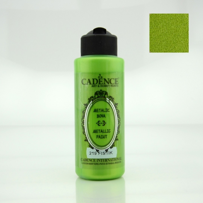 METALİK SEDEFLİ BOYA 219 FISTIK 120ML