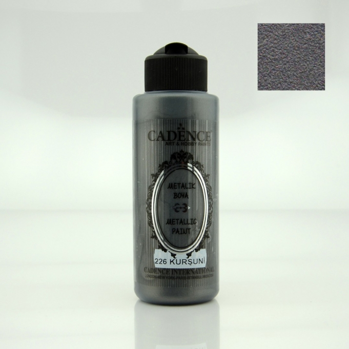 METALİK SEDEFLİ BOYA 226 GÖK GRİ 120ML
