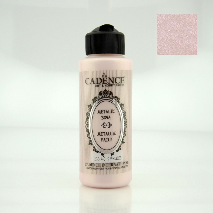 METALİK SEDEFLİ BOYA 233 AÇIK PEMBE 120ML