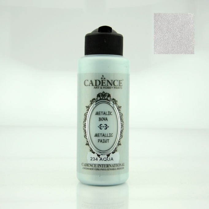 METALİK SEDEFLİ BOYA 234 AQUA 120ML