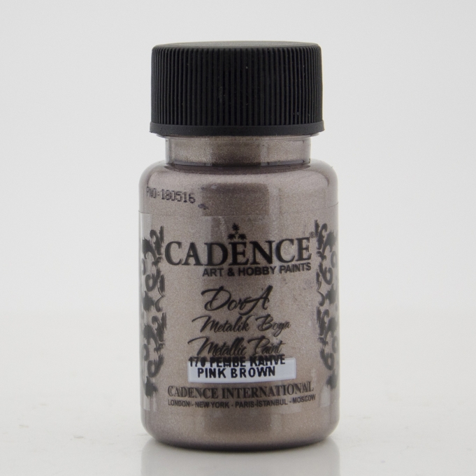 DORA METALİK BOYA 170 PEMBE KAHVE 50ML
