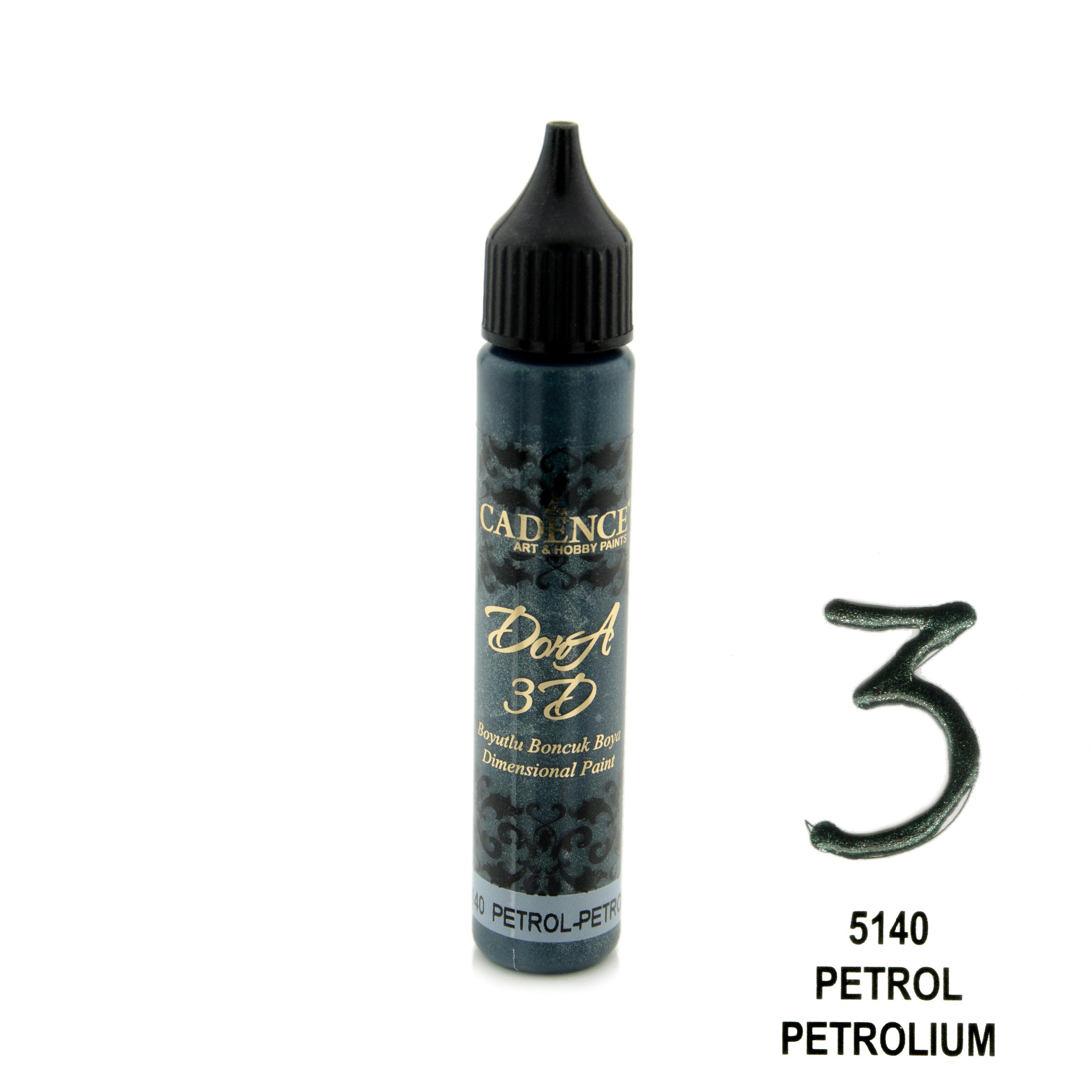 3D DORA BONCUK BOYA 5140 PETROL 25ML