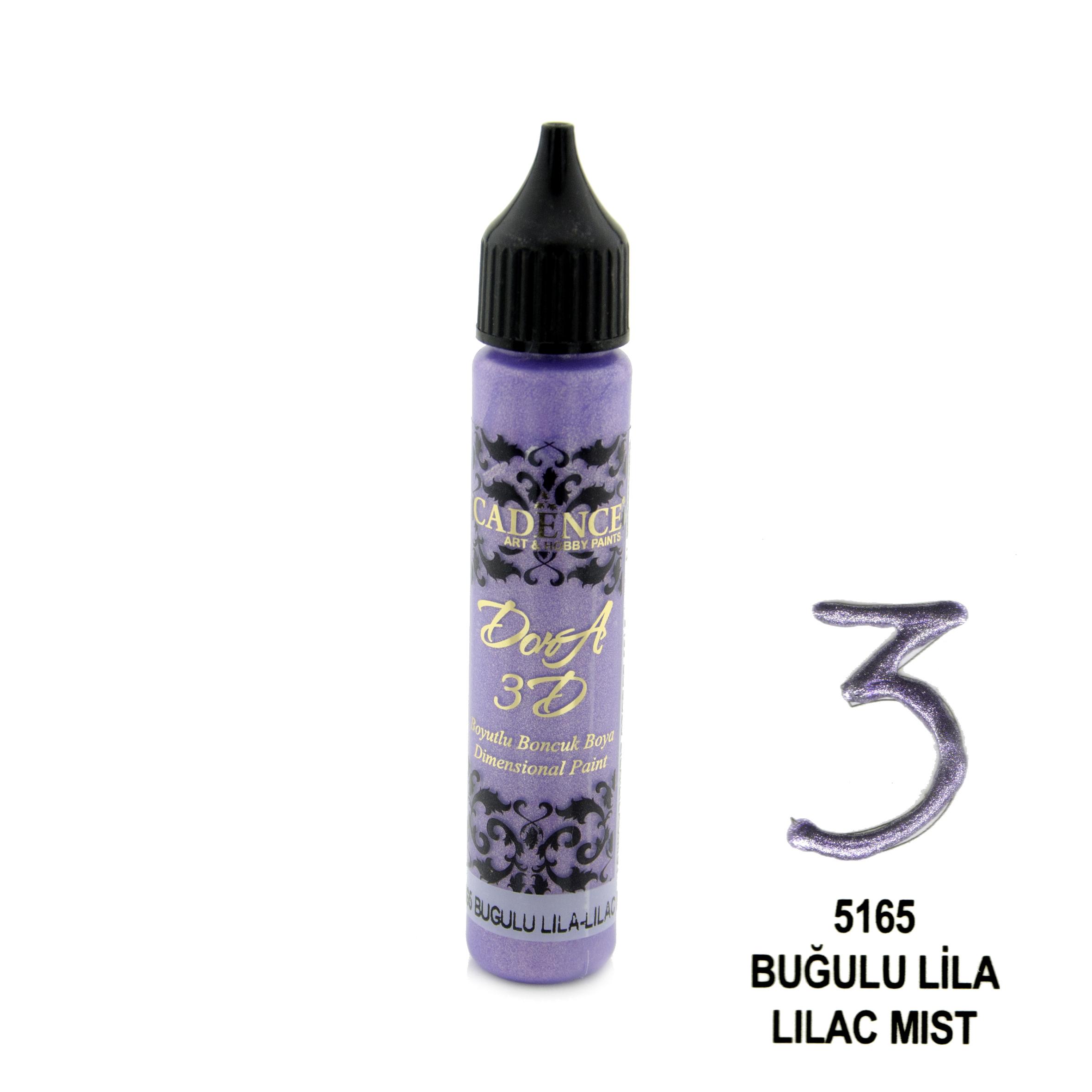 3D DORA BONCUK BOYA 5165 BUĞULU LİLA 25ML