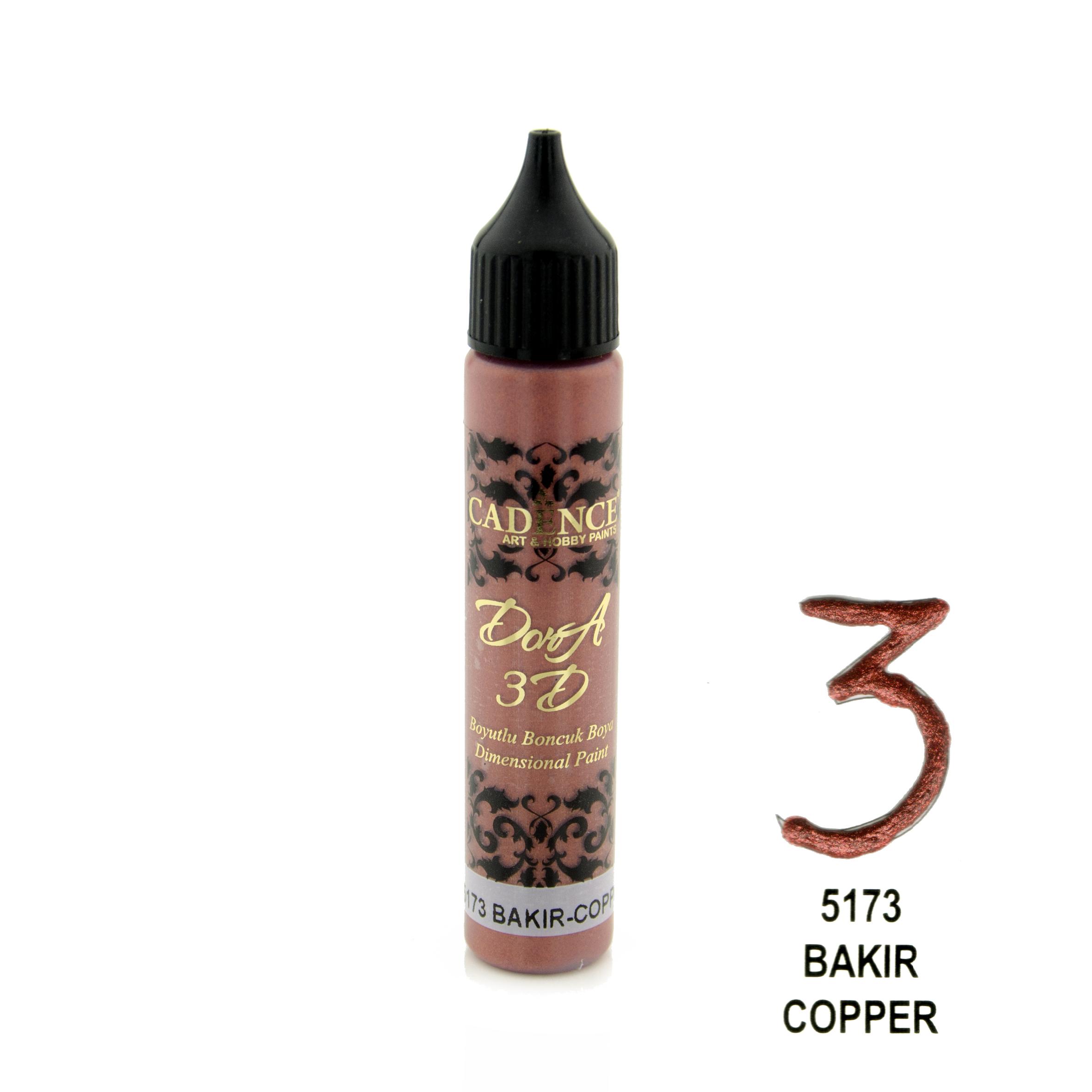 3D DORA BONCUK BOYA 5173 BAKIR 25ML