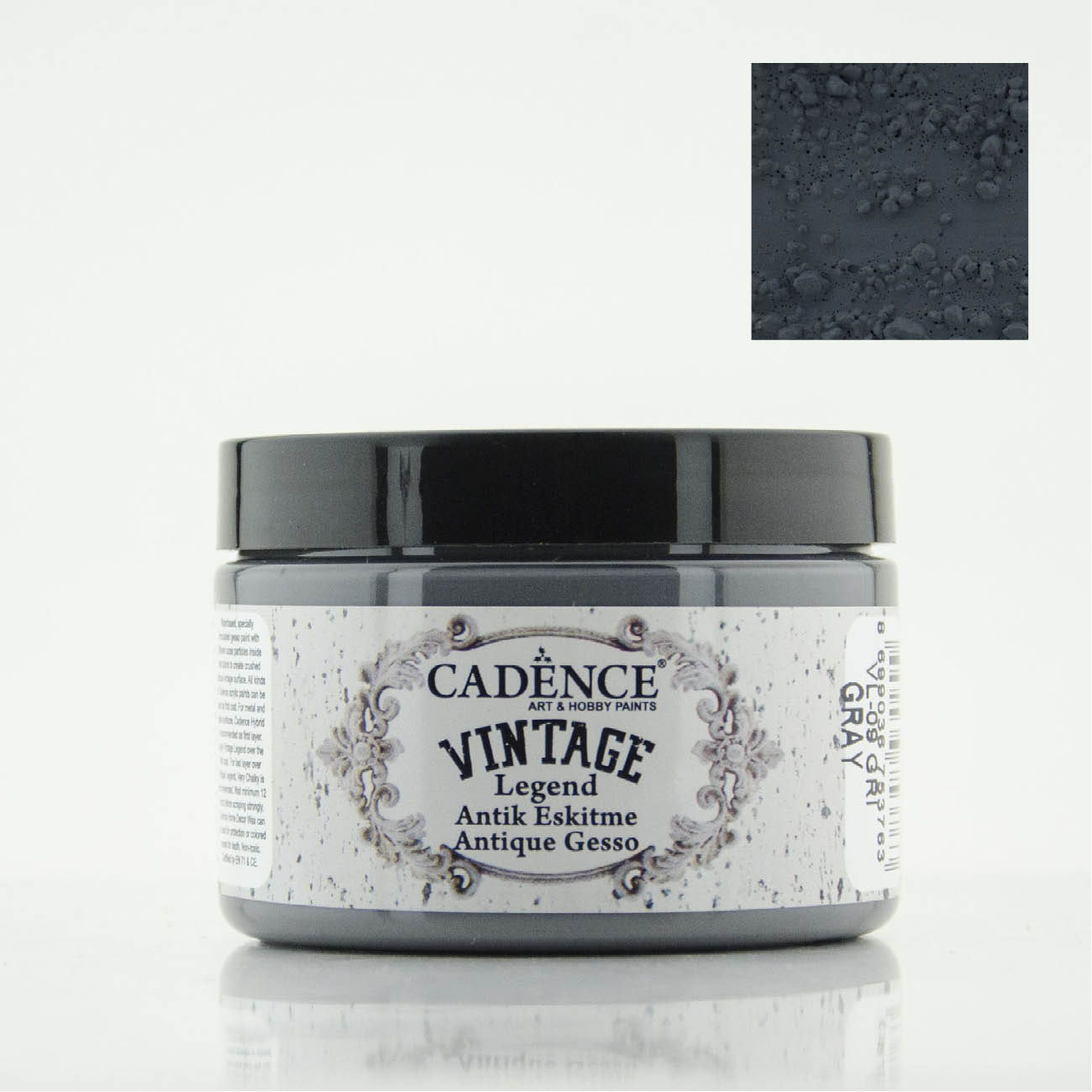 VINTAGE LEGEND ANTİK ESKİTME VL-09 GRİ 150ML