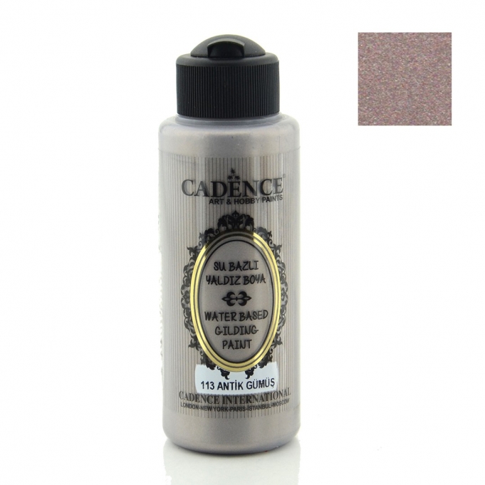 YALDIZ BOYA 113 ANTİK GÜMÜŞ 120ML