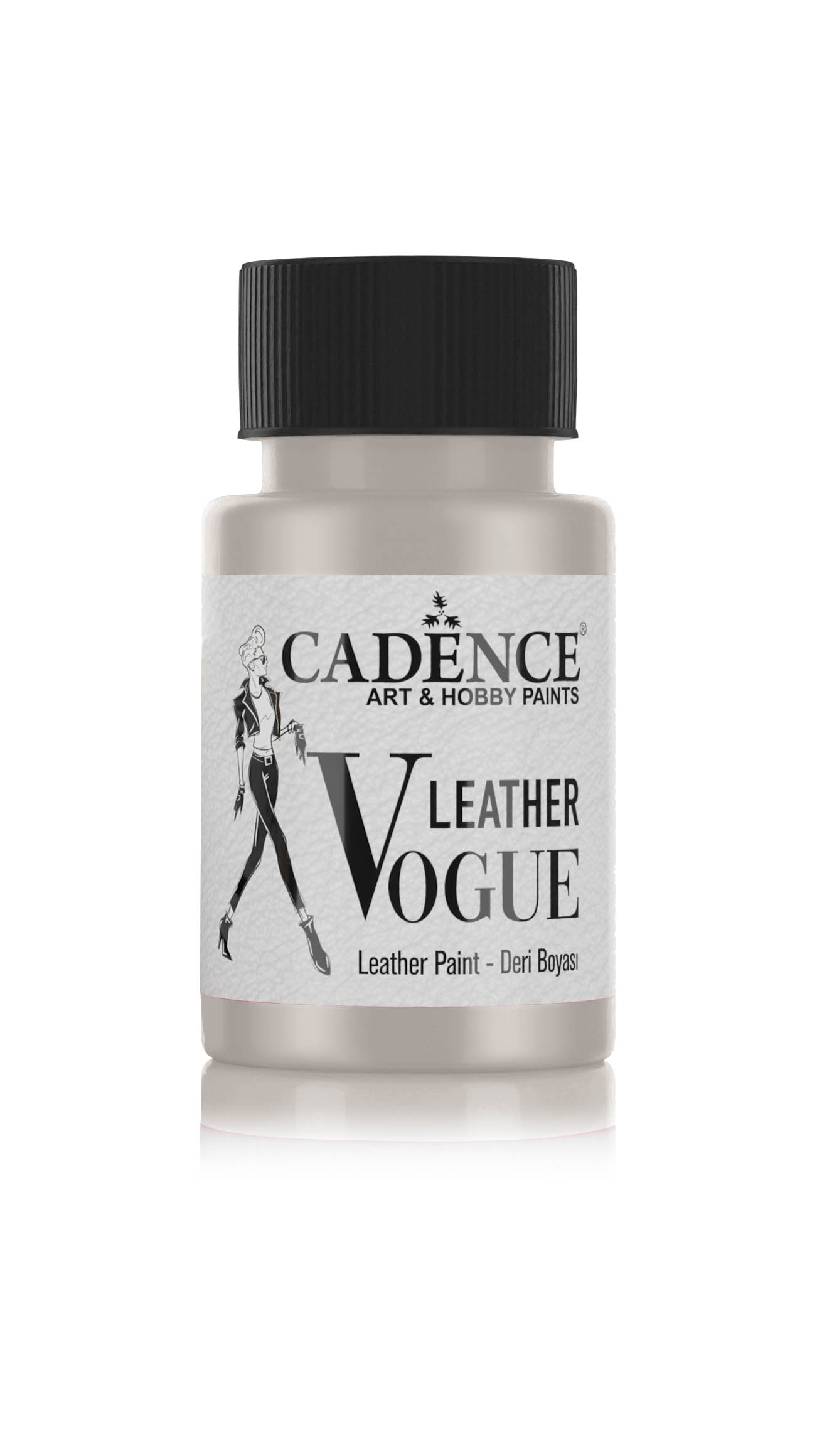 LEATHER VOGUE DERİ BOYASI METALİK LVM-07 GÜMÜŞ 50 ML