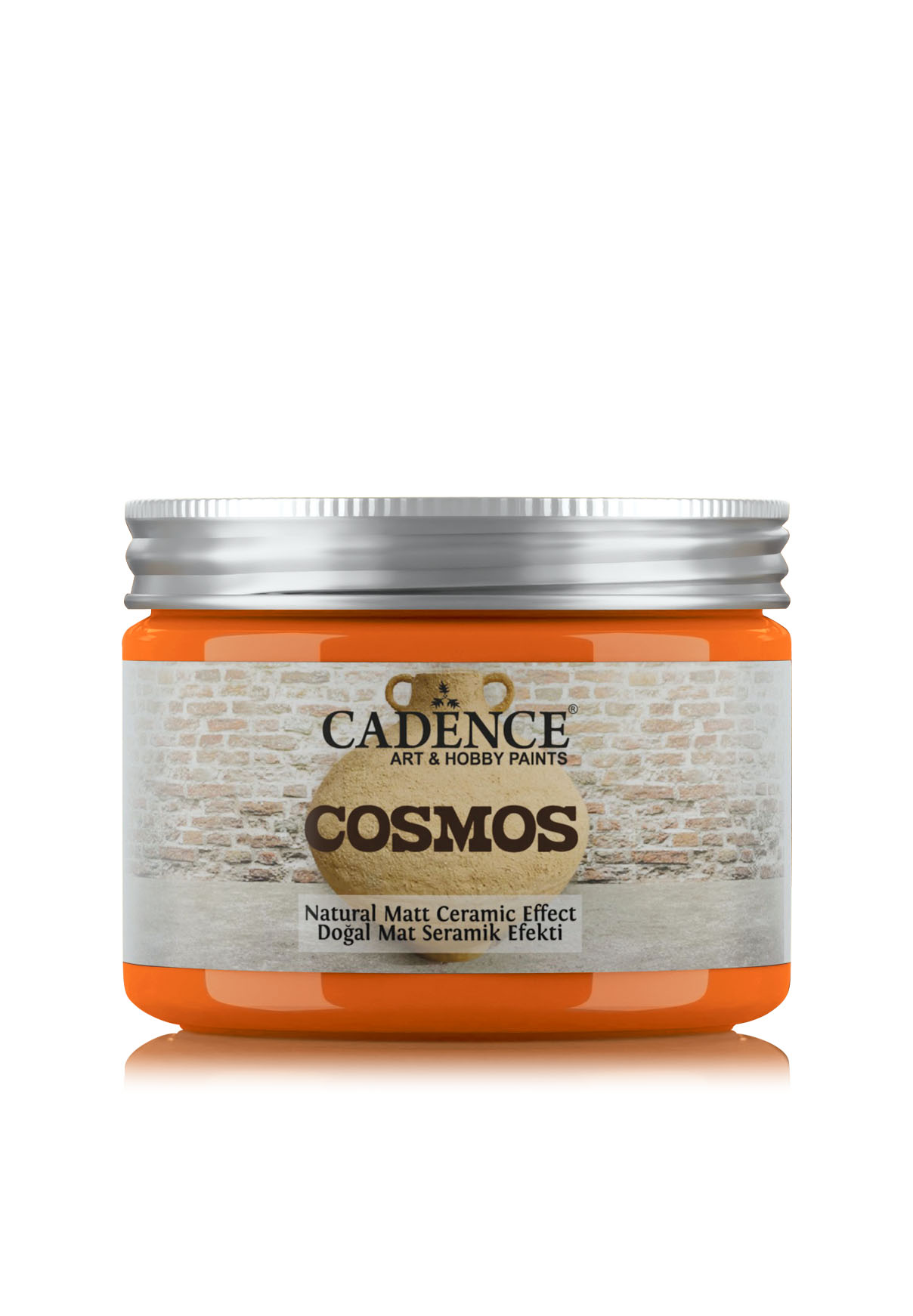COSMOS DOĞAL MAT SERAMİK EFEKT CS-04 TURUNCU 150 ML
