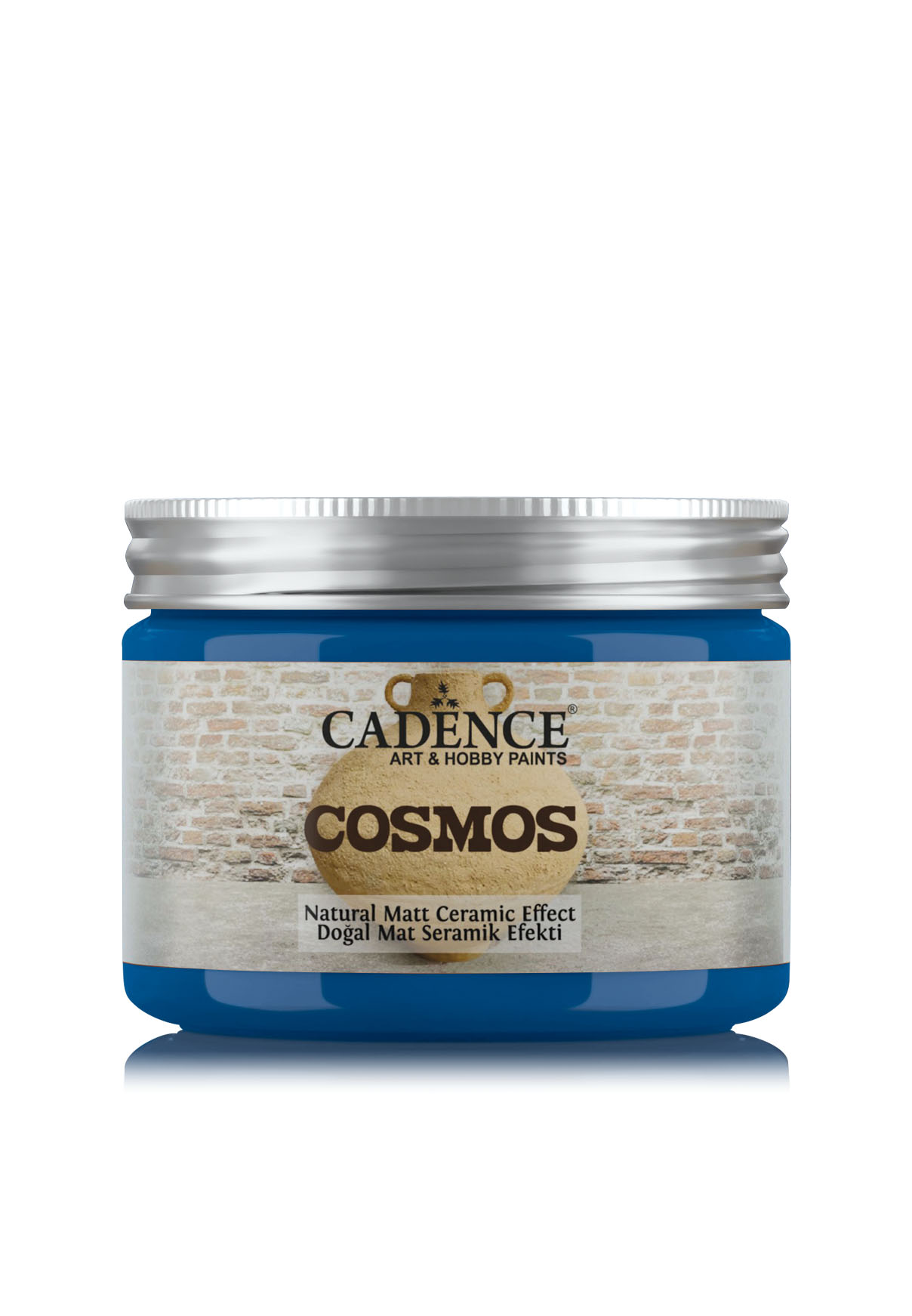 COSMOS DOĞAL MAT SERAMİK EFEKT CS-06 ROYAL MAVİ 150 ML