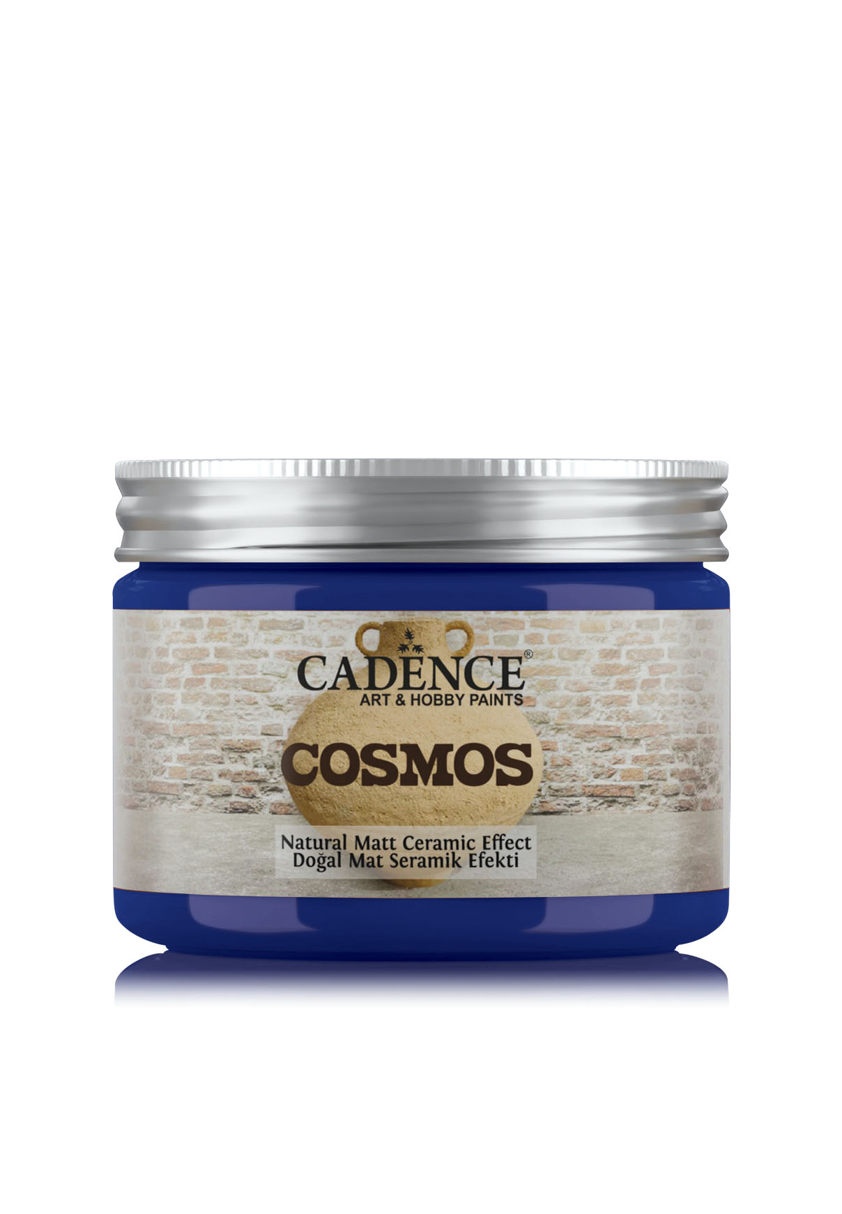 COSMOS DOĞAL MAT SERAMİK EFEKT CS-07 ULTRAMARİN MAVİ 150 ML