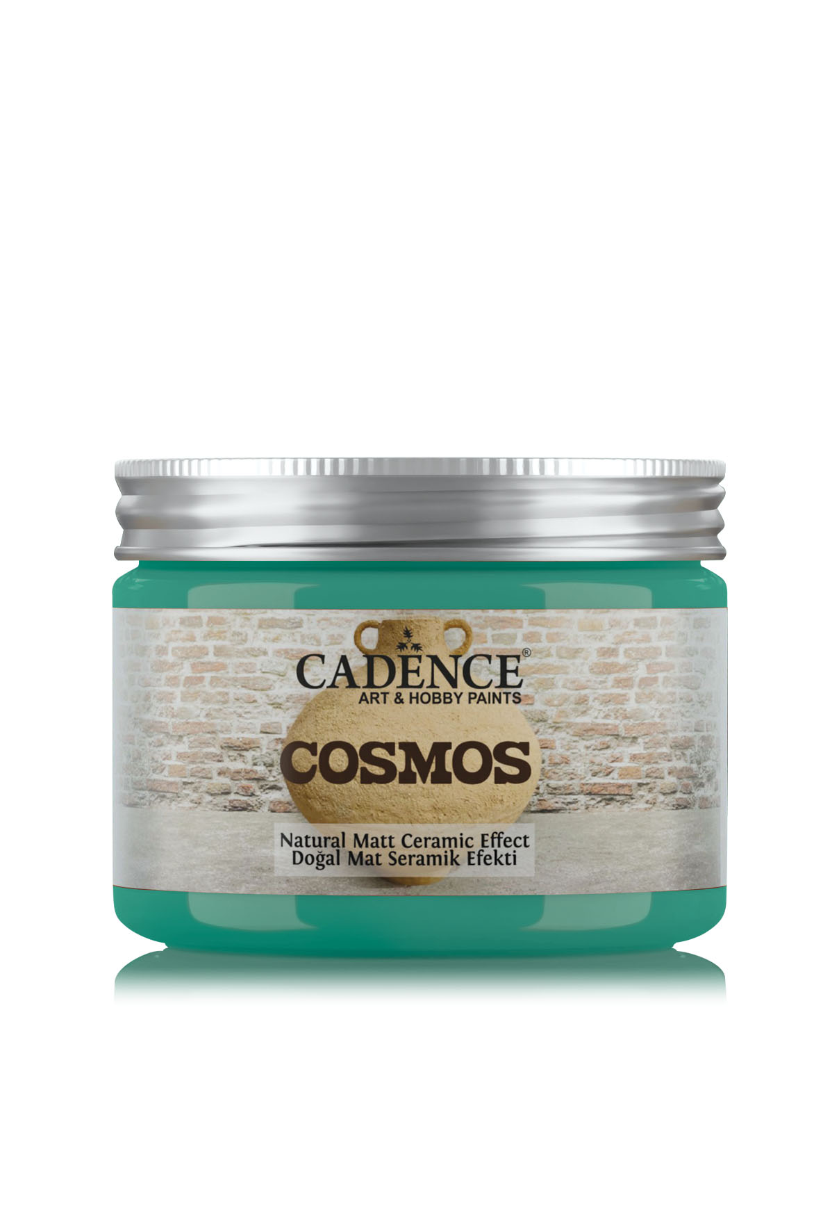 COSMOS DOĞAL MAT SERAMİK EFEKT CS-09 NANE YEŞİLİ 150 ML