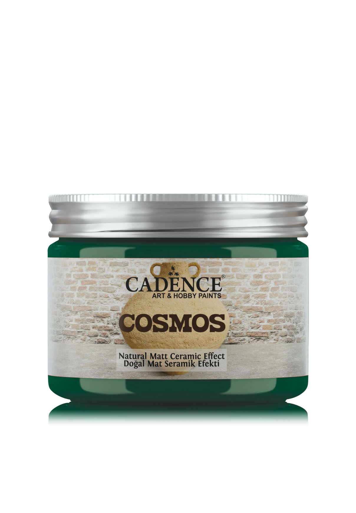 COSMOS DOĞAL MAT SERAMİK EFEKT CS-12 ZÜMRÜT YEŞİLİ 150 ML