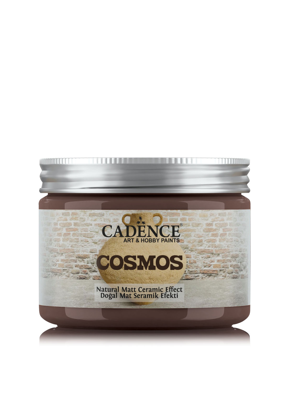 COSMOS DOĞAL MAT SERAMİK EFEKT CS-15 KAHVE 150 ML