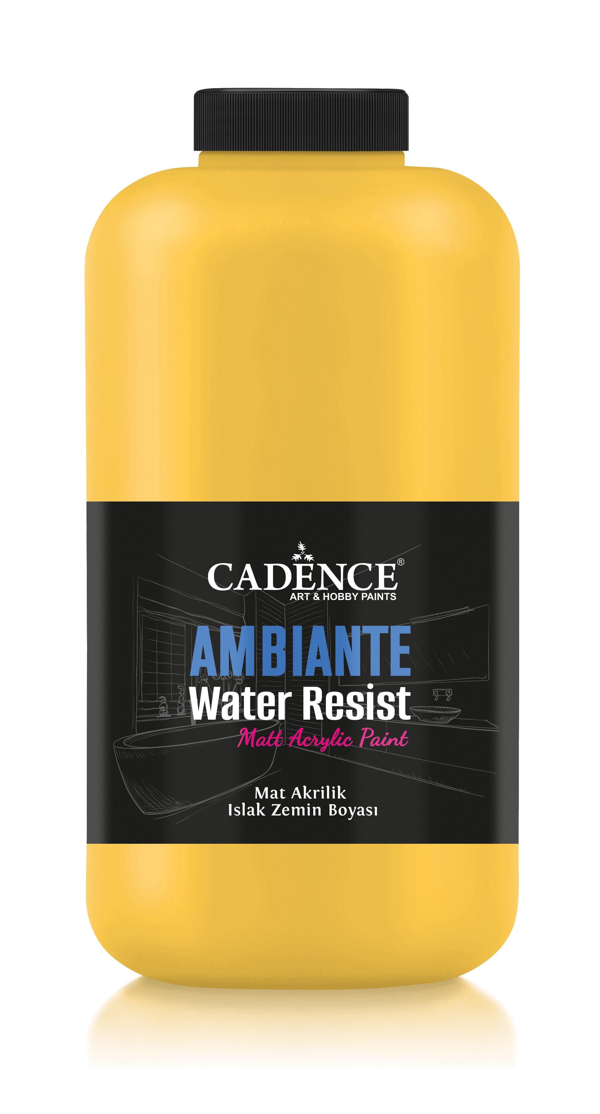 AMBIENTE SUYA DAY. AKR. BOYA AW-25 GÜNEŞ SARI 2000ML + KATALİZÖR 80GR