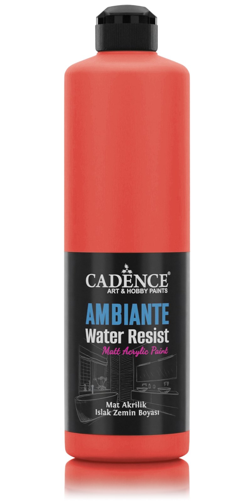 AMBIENTE SUYA DAY. AKR. BOYA AW-27 NAR ÇİÇEĞİ 500ML + KATALİZÖR 20GR