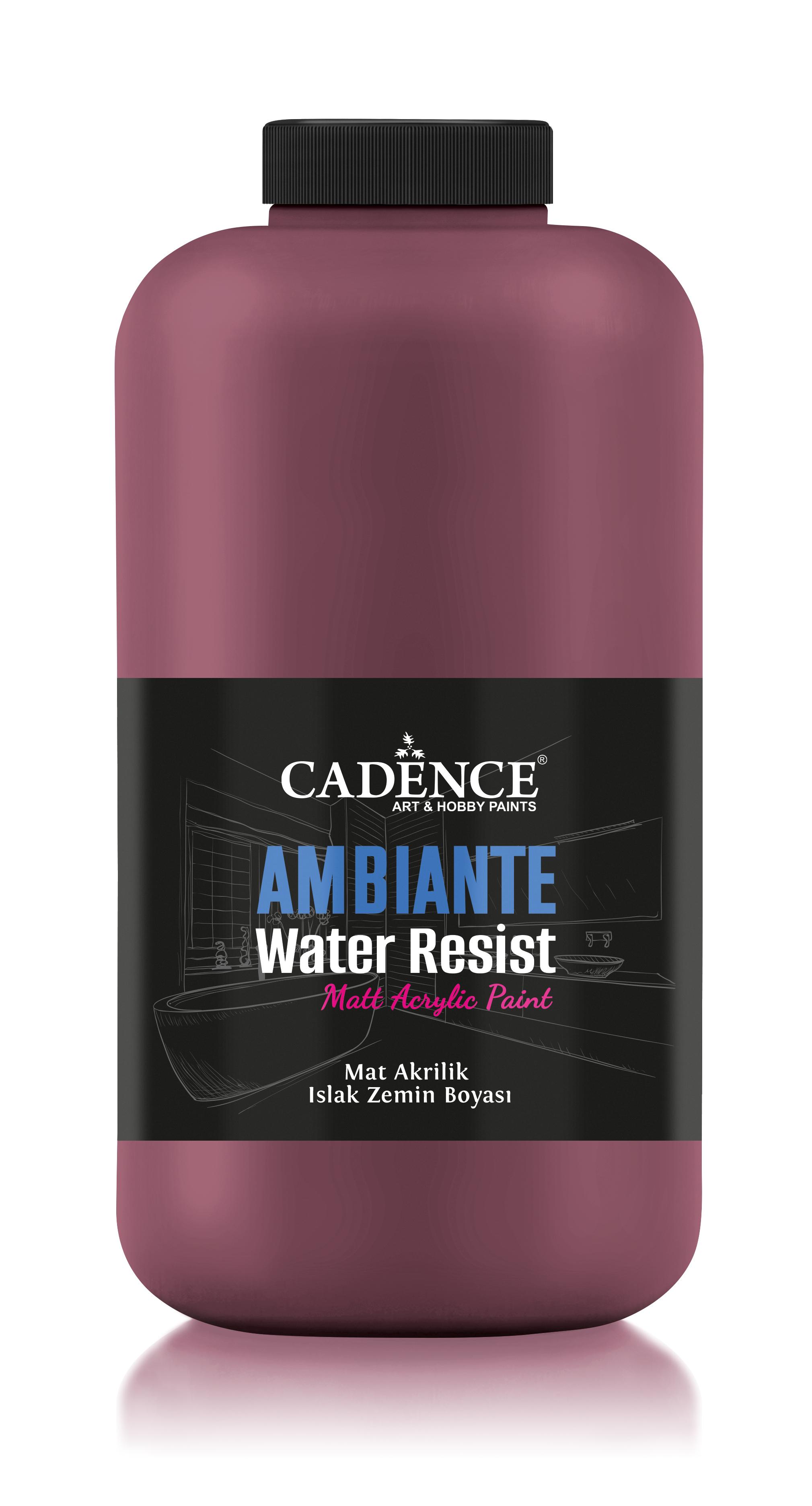 AMBIENTE SUYA DAY. AKR. BOYA AW-34 BORDO 2000ML + KATALİZÖR 80GR