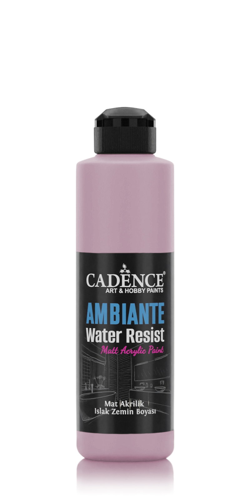 AMBIENTE SUYA DAY. AKR. BOYA AW-38 TOZ PEMBE 250ML + KATALİZÖR 10GR